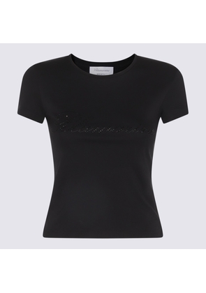 Blumarine Black Cotton T-Shirt