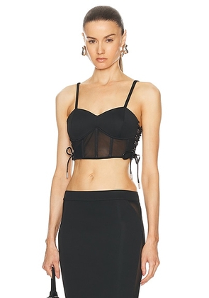 RTA Gizelle Top in Black - Black. Size L (also in M, S, XS).