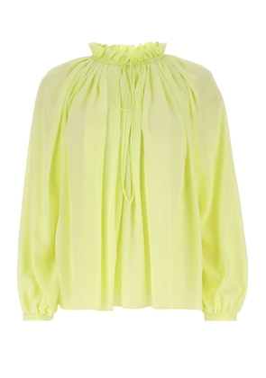 Lanvin Fluo Yellow Polyester Blouse