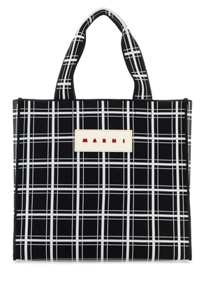 Marni Embroidered Jacquard Shopping Bag