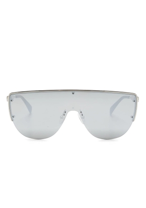 Alexander Mcqueen Eyewear Skull Sunglasses In Silver