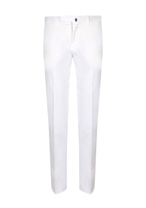 Incotex Slim Fit White Trousers