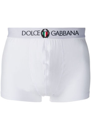 Dolce & Gabbana logo embroidered boxers - White