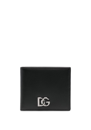 Dolce & Gabbana logo-plaque wallet - Black