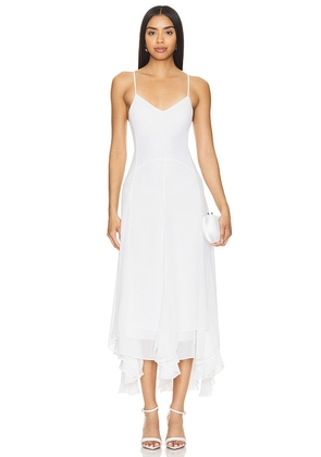 Amanda Uprichard Clemenza Dress in Ivory. Size M, S, XL, XS.