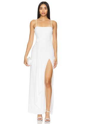 Amanda Uprichard Isabel Dress in Ivory. Size M, S, XL, XS.