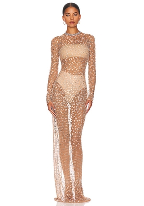 retrofete Vinci Dress in Nude. Size XL, XS.