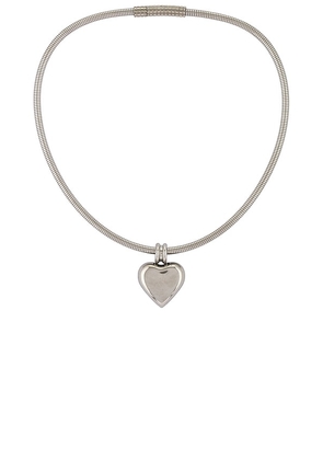 petit moments Irresistible Necklace in Metallic Silver.