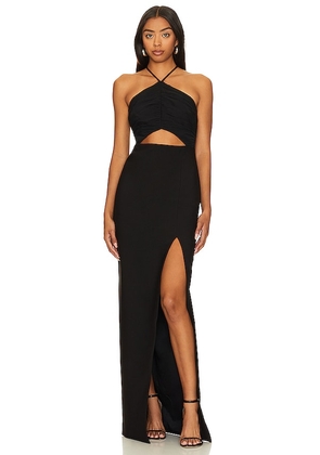 LIKELY Colby Gown in Black. Size 0, 10.