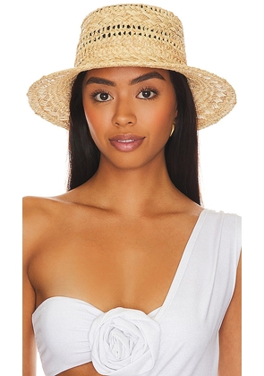 Lack of Color Inca Bucket Wide Hat in Neutral. Size S.