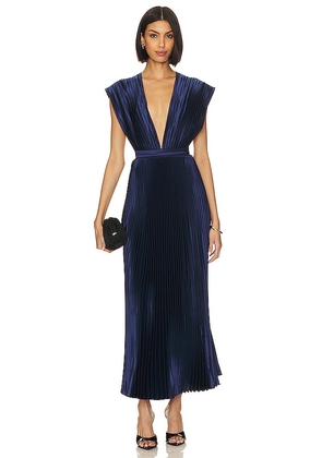 L'IDEE Gala Gown in Navy. Size 6/XS, 8/S.