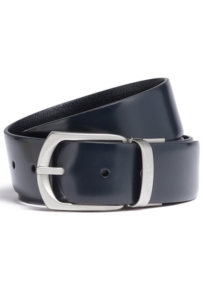 Zegna reversible leather belt - Blue
