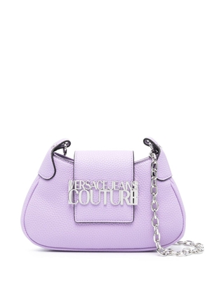 Versace Jeans Couture logo-plaque crossbody bag - Purple