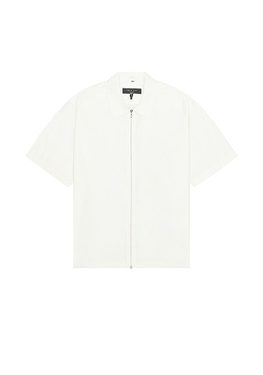 Rag & Bone Noah Short Sleeve Shirt in White. Size M, S.