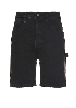 THRILLS Slacker Denim Short in Black. Size 28, 32, 36.
