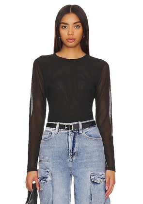 Sanctuary Main Squeeze Mesh Top in Black. Size XS.