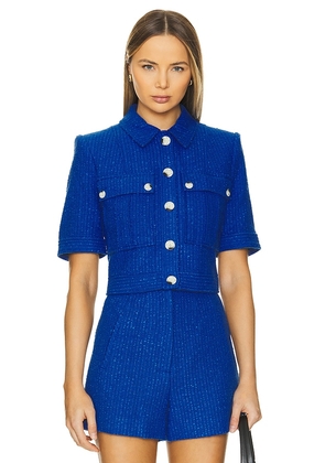 Veronica Beard Rosalina Jacket in Blue. Size 8.