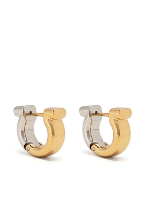 Ferragamo Gancini hoop earrings - Gold