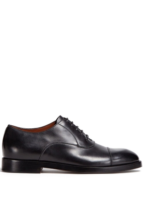 Zegna Torino leather oxford shoes - Black