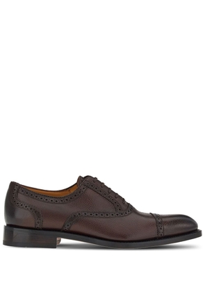 Ferragamo lace-up leather brogues - Brown