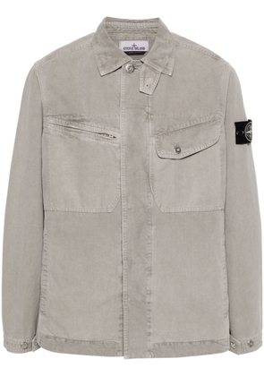 Stone Island Compass shirt jacket - Grey