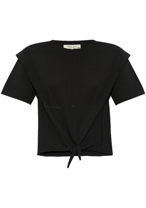 rag & bone Mica knot-detail T-shirt - Black