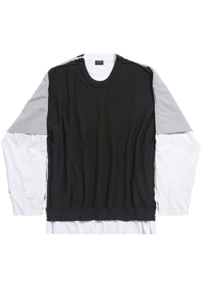 Balenciaga 3B Sports Icon layered sweatshirt - Black