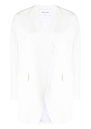Fabiana Filippi V-neck wrap blazer - White