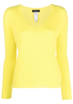 Fabiana Filippi cashmere V-neck jumper - Yellow