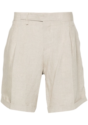 Briglia 1949 linen tailored shorts - Neutrals
