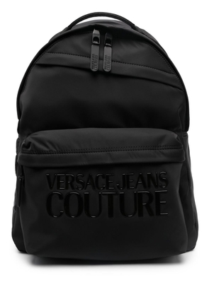 Versace Jeans Couture logo-lettering backpack - Black