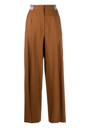 Fabiana Filippi high-waisted tailored trousers - Brown