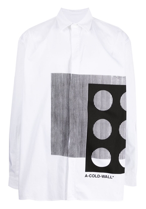 A-COLD-WALL* graphic-print shirt - White