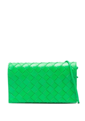 Bottega Veneta Intrecciato leather wallet - Green