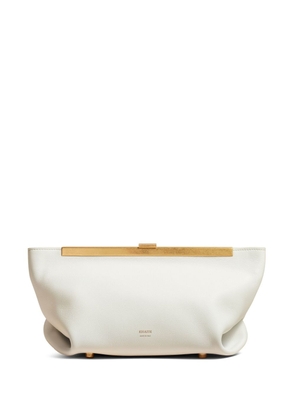 KHAITE The Aimee leather clutch bag - White