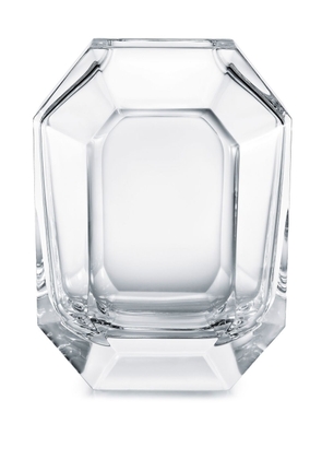 Baccarat Octogone Baccarat-crystal vase (25cm) - White