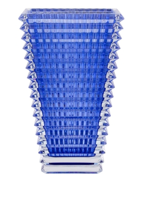 Baccarat Eye Vase rectangular medium - Blue