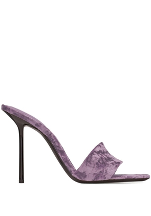 Saint Laurent Baliqua 105mm sandals - Purple