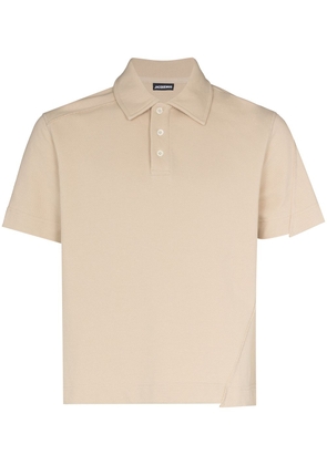 Jacquemus short-sleeve polo shirt - Neutrals