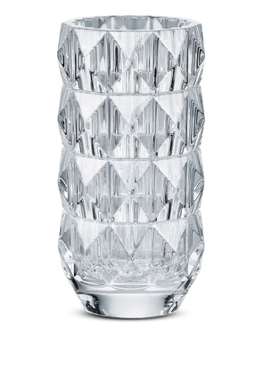 Baccarat Louxor round crystal vase - White