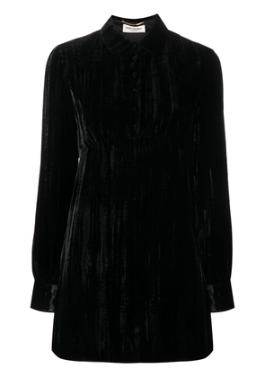Saint Laurent long-sleeve minidress - Black