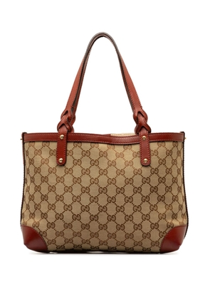 Gucci Pre-Owned 2000-2015 Small GG Canvas Craft tote bag - Brown