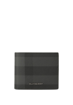 Burberry check bi-fold wallet - Black