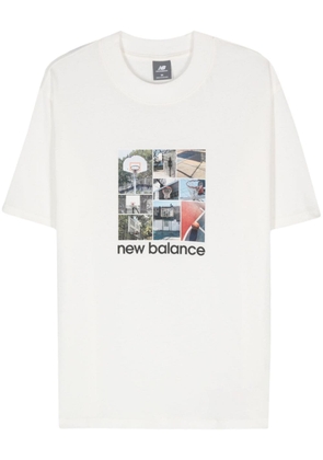 New Balance Hoops Graphic T-shirt - White