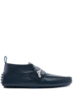 Burberry Motor leather loafers - Blue
