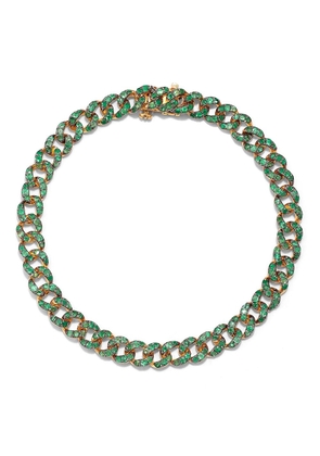 SHAY 18K yellow gold emerald bracelet