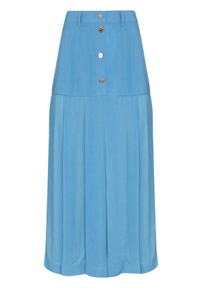 Rejina Pyo high-waist pleated midi skirt - Blue