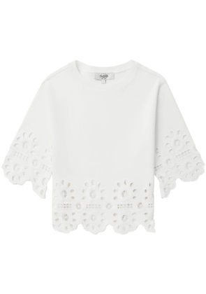 Sea Elysse broderie anglaise top - White