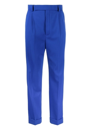 Saint Laurent tailored gabardine trousers - Blue