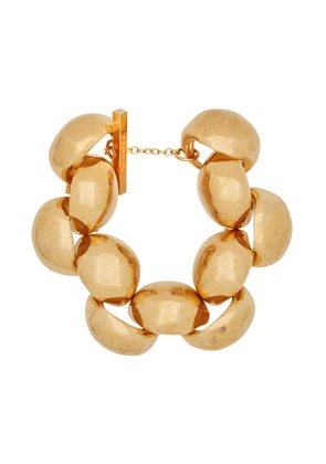 Saint Laurent chain-link T-bar bracelet - Gold